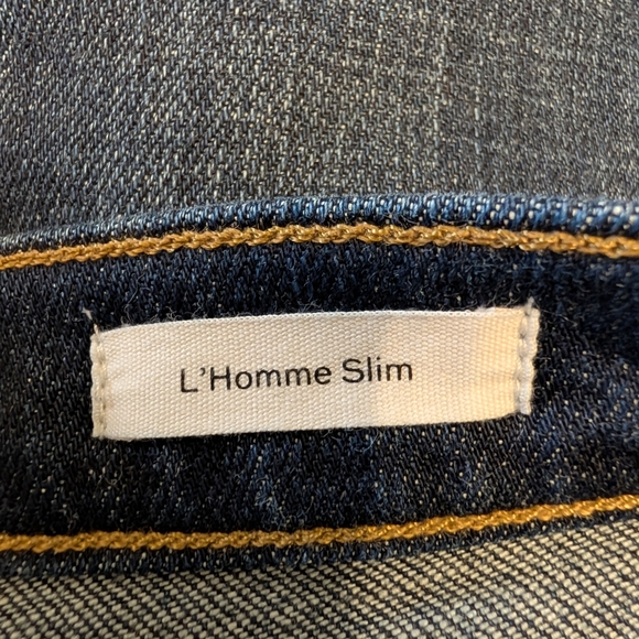 Frame Denim Women's Skinny Jeans in Dark Blue Wash - Picture 10 of 13